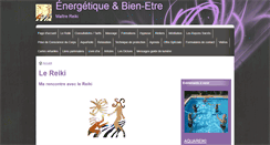 Desktop Screenshot of energetique-et-bien-etre.fr