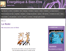 Tablet Screenshot of energetique-et-bien-etre.fr